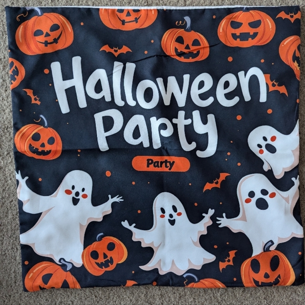 Halloween Ghost Pillow Covers Set Of 4 - Picture 4 of 6